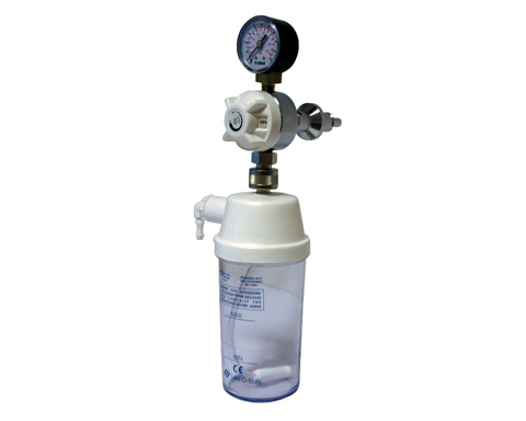 Flussometro+ regolaz. a scatto x O2- Medical oxygen flow meter+ click  adjustment -Valvole per gas tecnici, medicali e puri, Sanosub